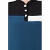 Casual multi-colored A-line abaya- Dark Teal Casual multi-colored A-line abaya- Dark Teal